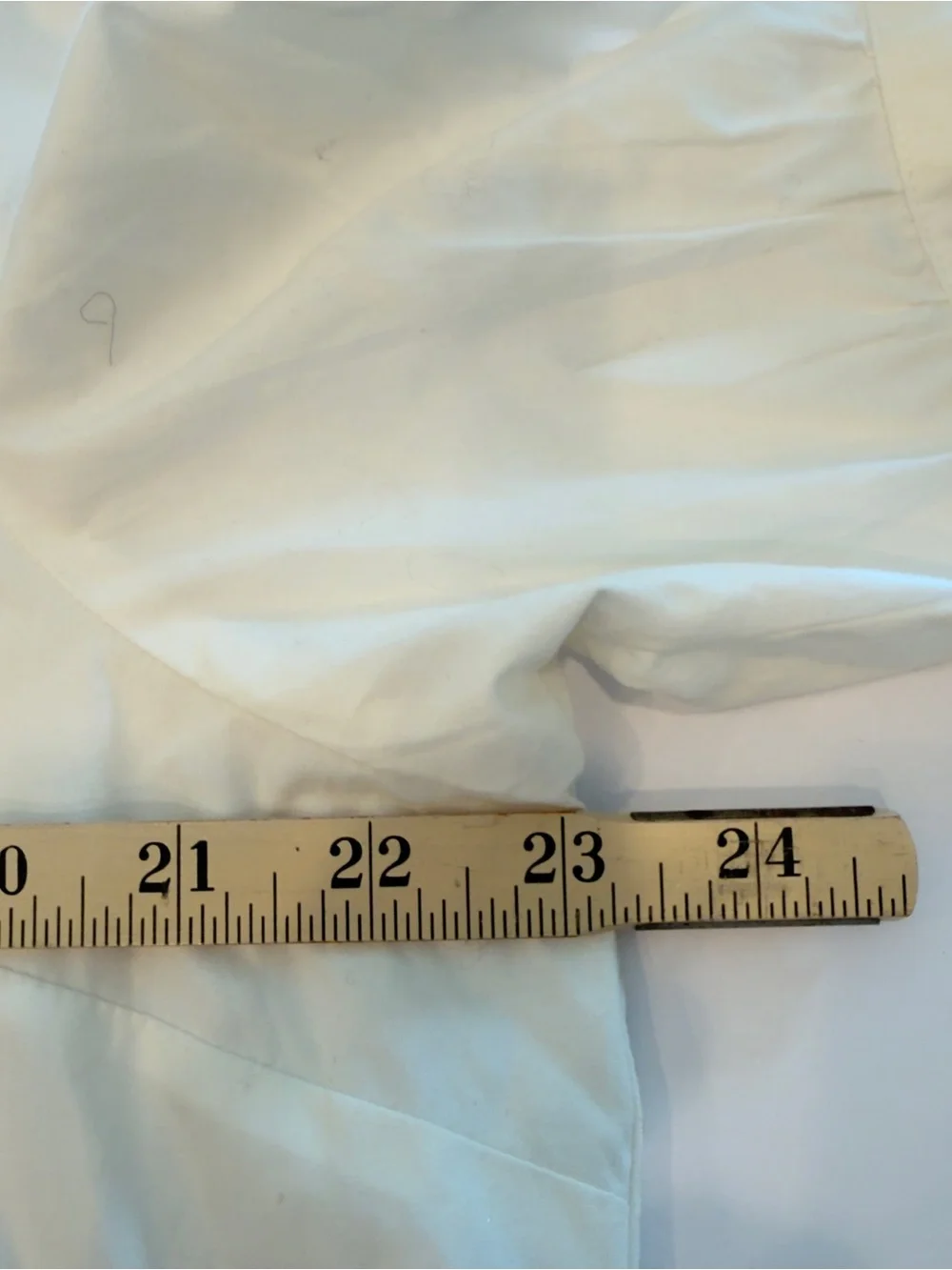 Anthropologie White Split-Sleeve Popover Blouse XL Excellent Condition
